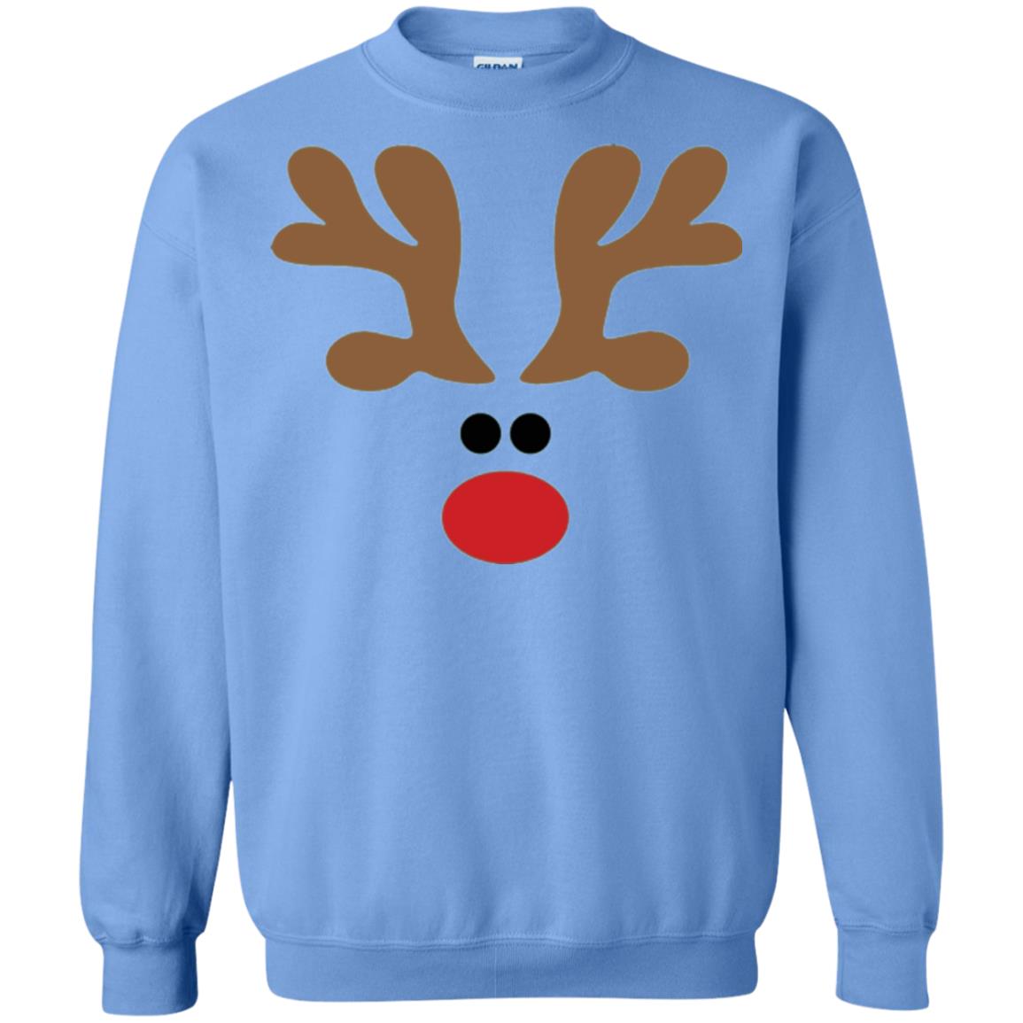 Christmas T-shirt Reindeer Carolina Blue
