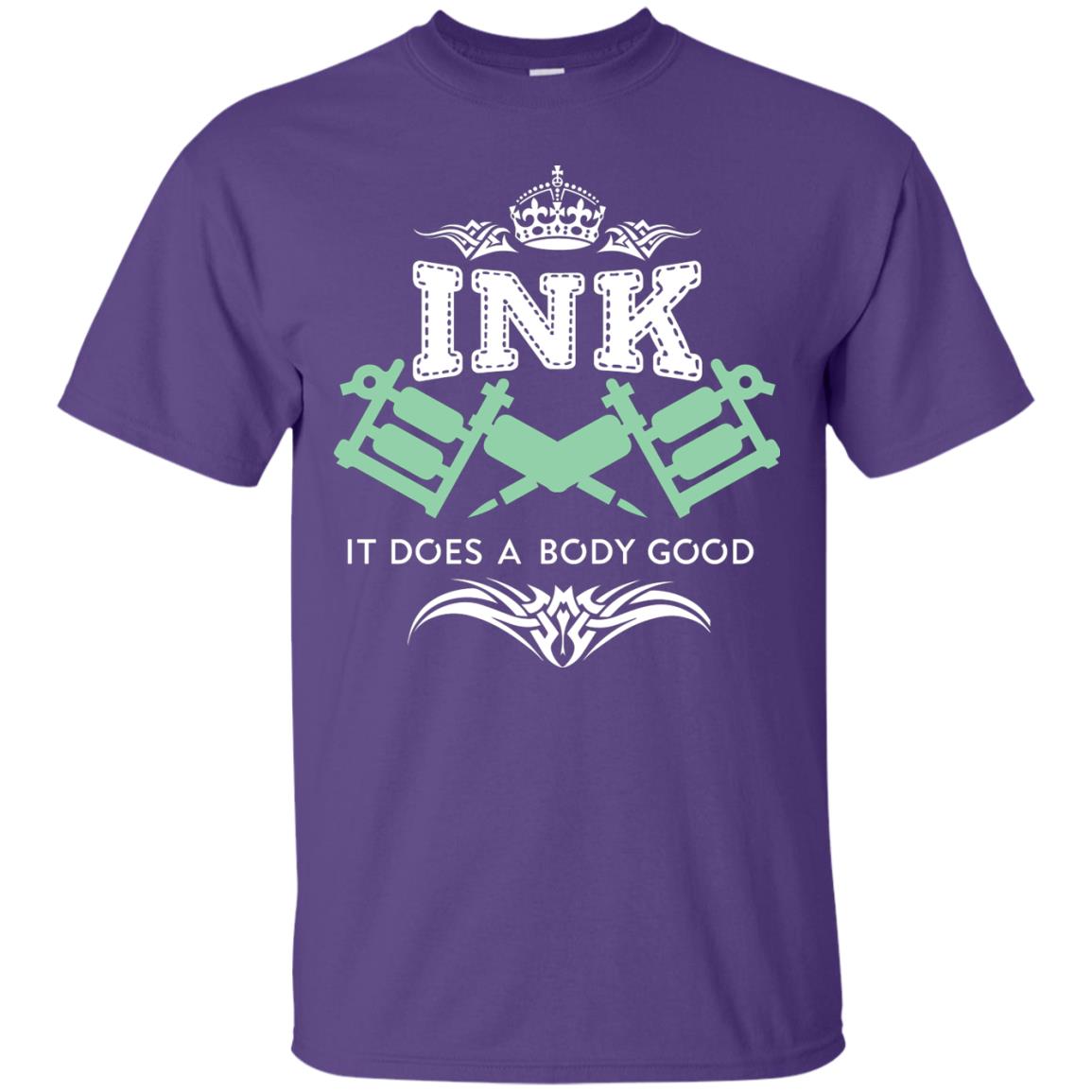Ink It Does A Body Good Cool Gift Shirt For Tatto Lover Purple