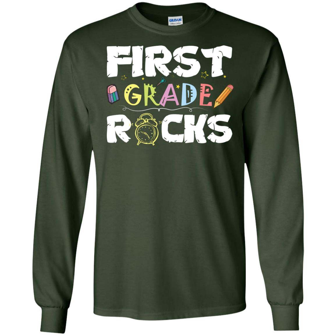 First Grade Shirt 1st Grade 2018 Shirt Forest Green