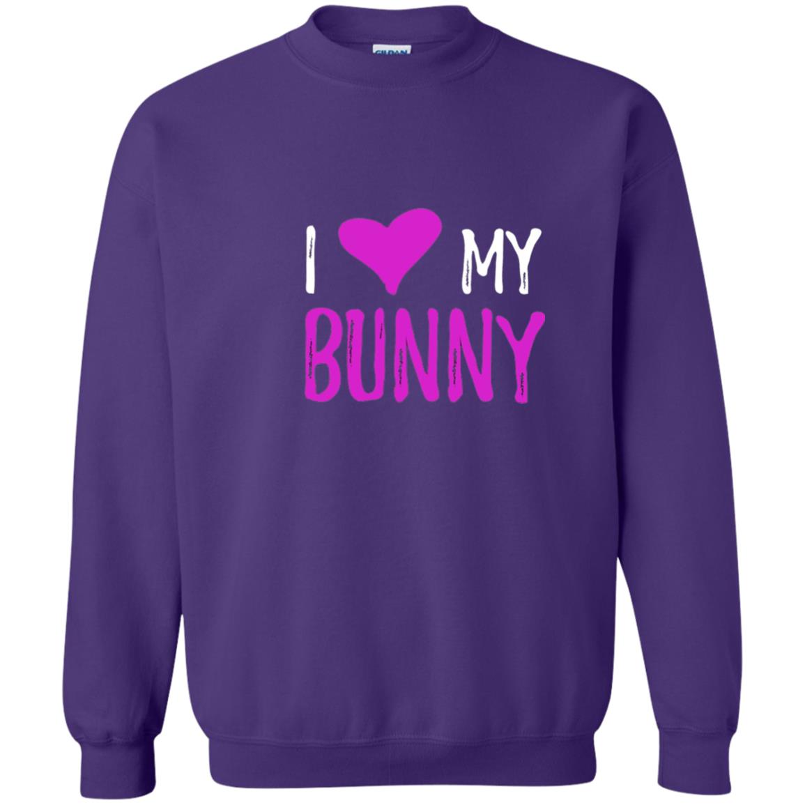 Bunny Rabbit Mom Shirt I Love My Bunny Purple