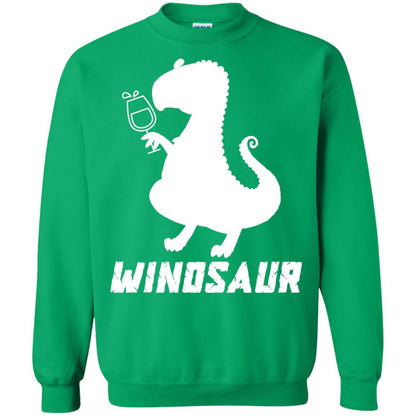 Drinking Party T-shirt Winosaur Wine Dinosaur Irish Green