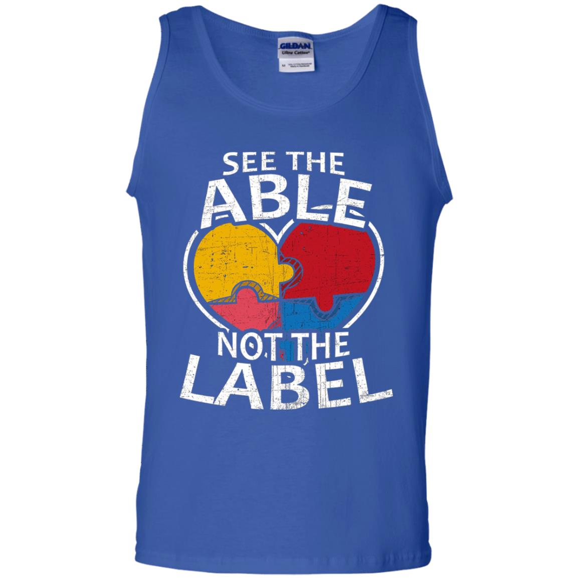 See The Able Not The Label Autism Shirt Royal