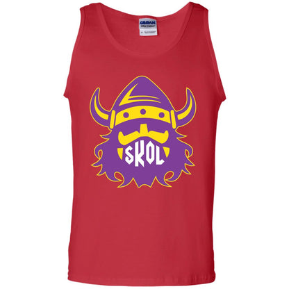 Skol Nordic Viking Helmet T-shirt Red