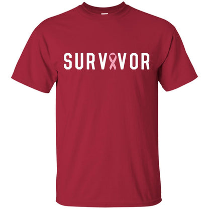 Breast Cancer Survivor We Did It T-shirt Pink Ribbon Cardinal