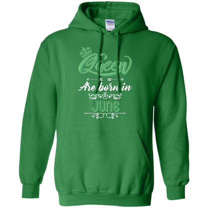 Brithday T-Shirt Queen Are Born In June Irish Green
