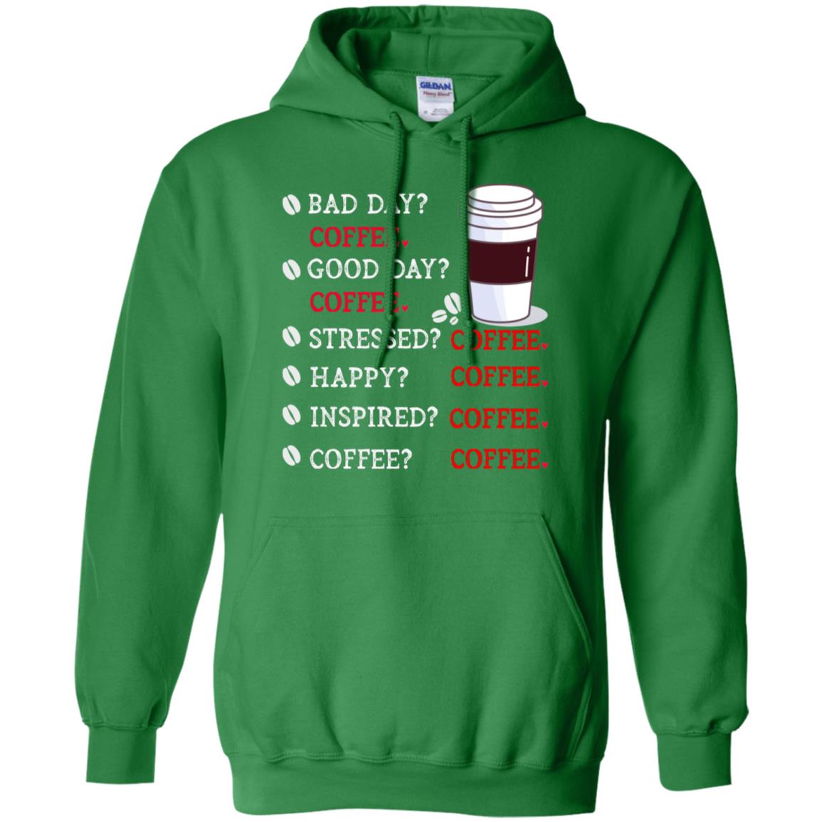 Coffee Idea Gift Shirt For Mens Womens Irish Green