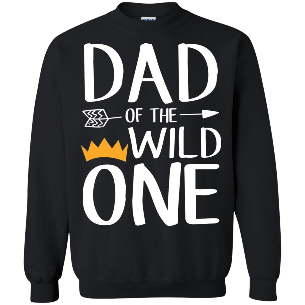 Dad Of The Wild One Thing 1st Birthday Shirt Black