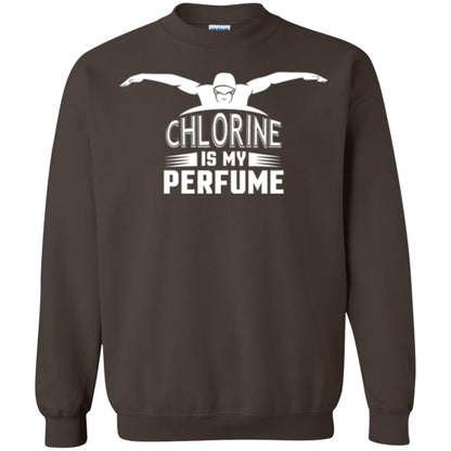 Swimmer T-shirt Chloring Is My Perfume T-shirt Dark Chocolate