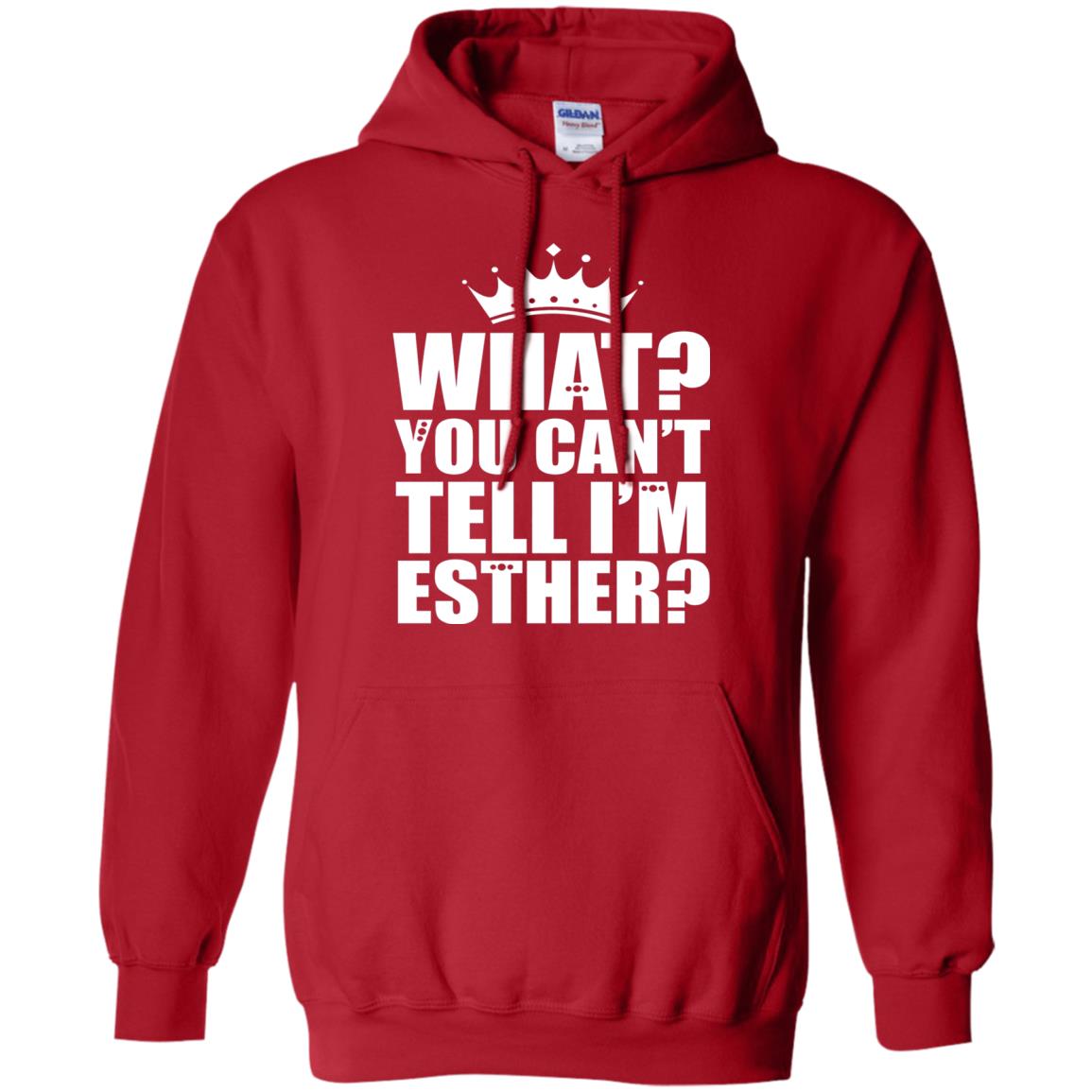 What You Can_t Tell I_m Esther Queen Esther T-shirt Red