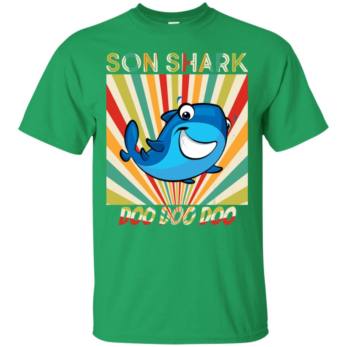 Son Shark Doo Doo Doo Family Shark Gift Shirt Irish Green