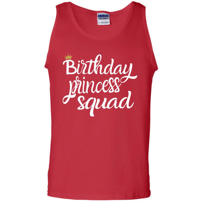 Birthday T-shirt Princess Squad Red