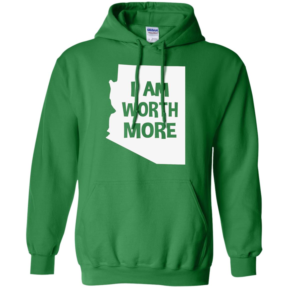 Arizona Teacher Shirt I Am Worth More Irish Green