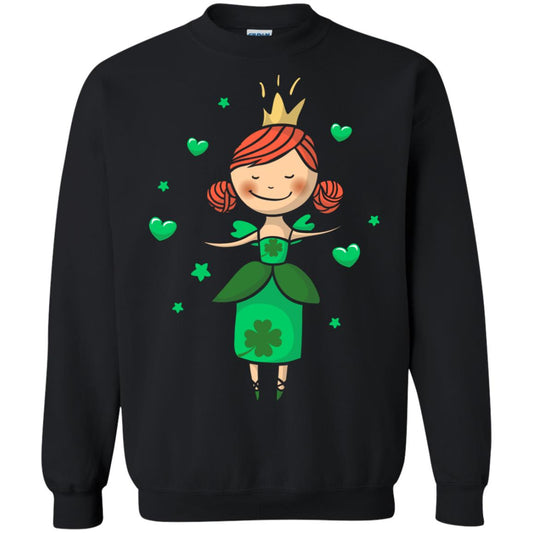 Irish Princess St. Patricks Day Gift Shirt For Girls Black