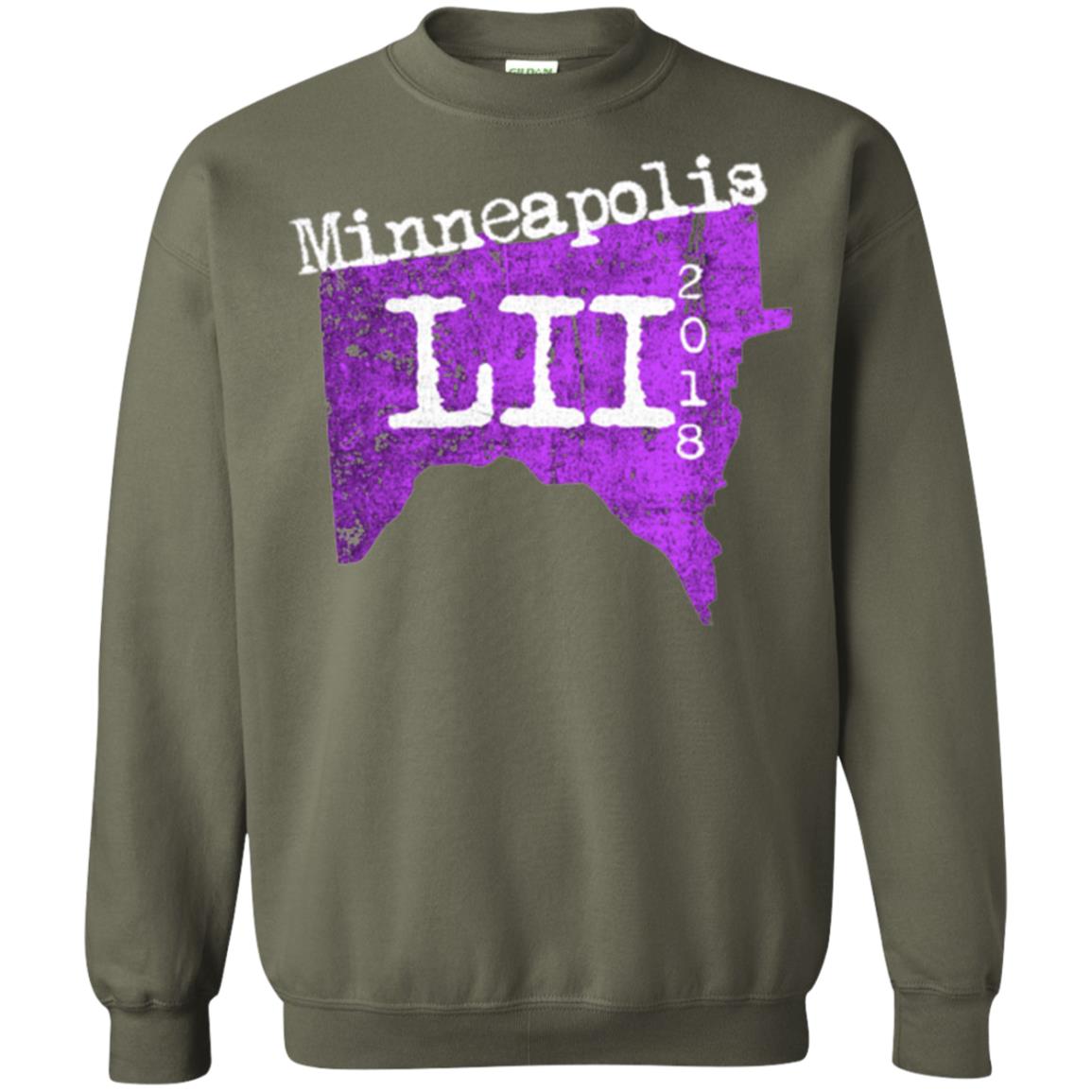 Football Lover T-shirt Minneapolis Minnesota 2018 T-shirt Military Green