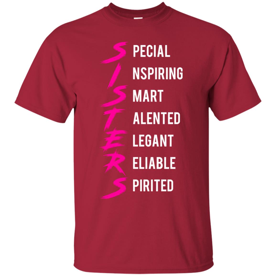 Special Inspiring Smart Talented Elegant Reliable Family Shirt Cardinal
