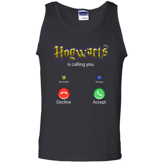 Hogwarts Is Calling You ShirtG220 Gildan 100% Cotton Tank Top