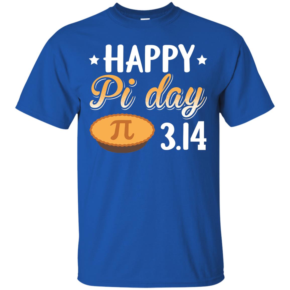Happy Pi Day 3.14 Funny Math Lover T-shirt Royal