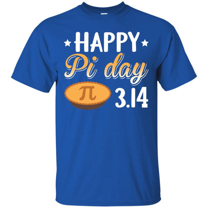Happy Pi Day 3.14 Funny Math Lover T-shirt Royal
