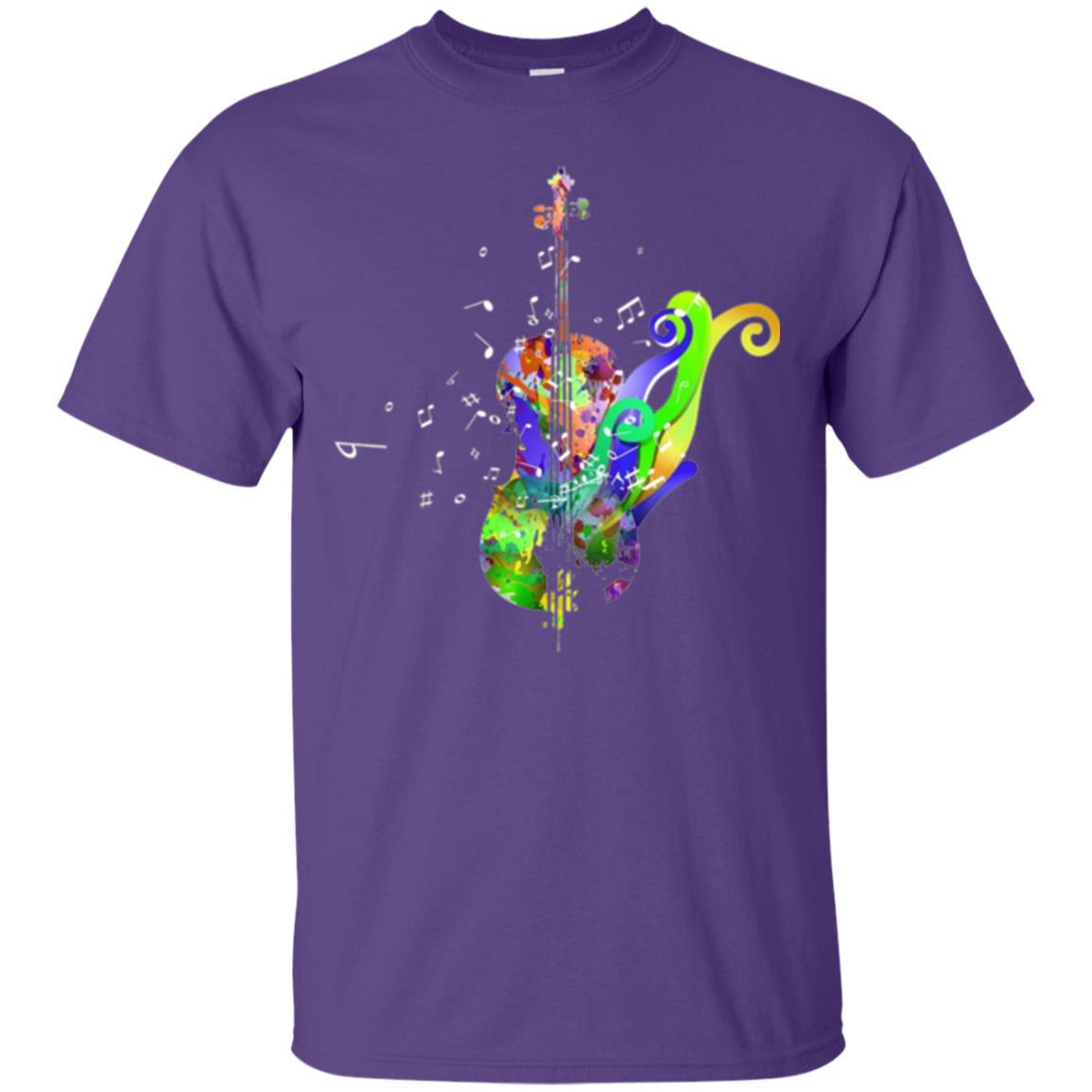Violin Musical Artist Music T-shirt Purple