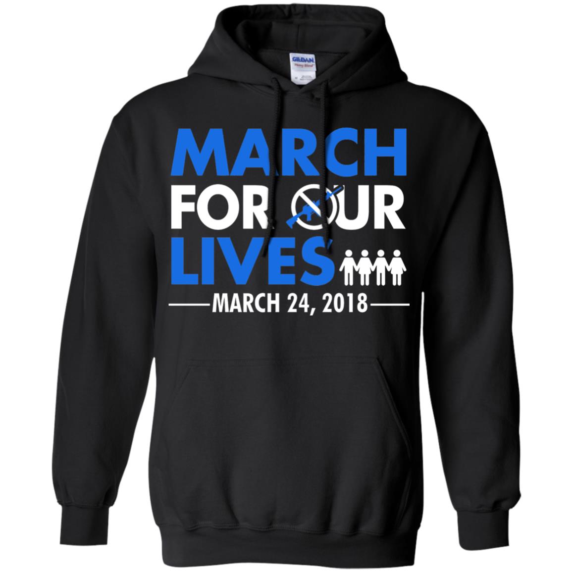 March For Our Lives March 24 2018 Gun Control T-shirt Black