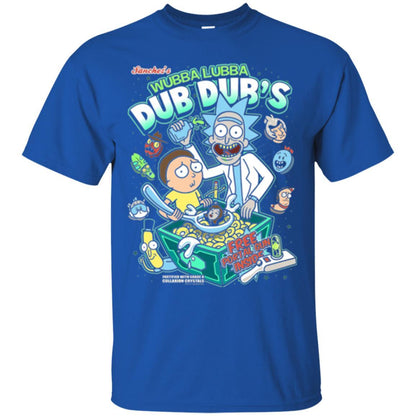 Rick Morty T-shirt Wubba Luba Dub Dub's Cereal