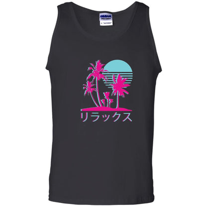 Aesthetic Vaporwave Otaku Summer Shirt Black