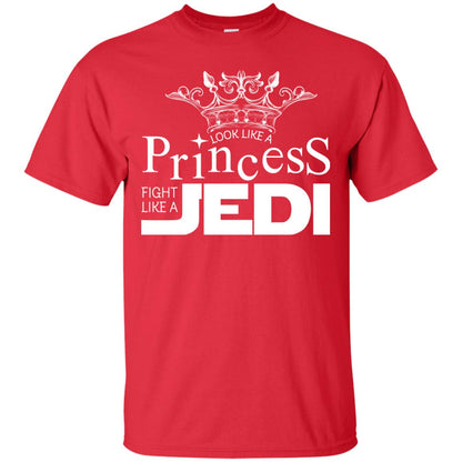 Look Like A Princess Fight Like A Jedi Shirt Red