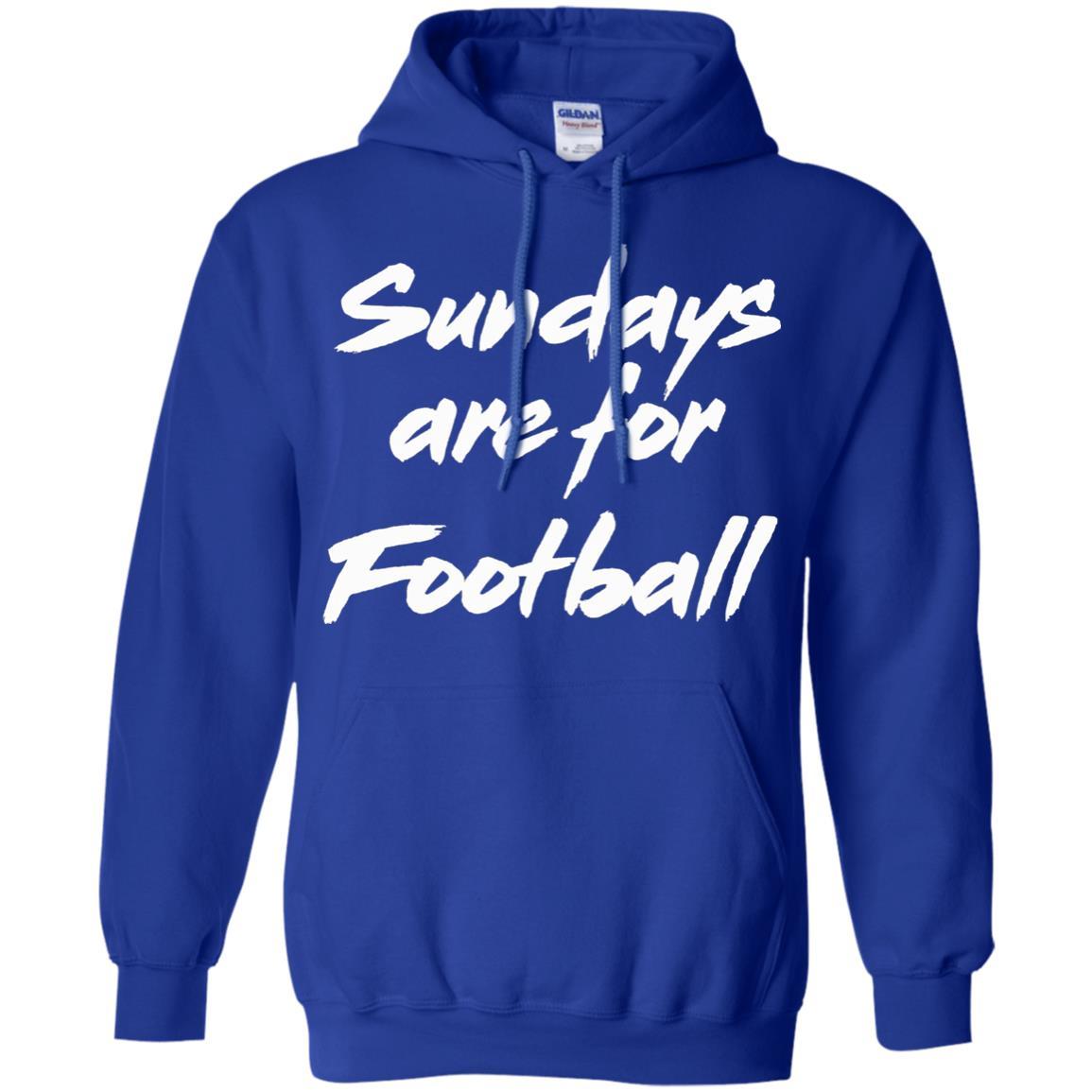 Football Lover T-shirt Sundays Are For Football Royal