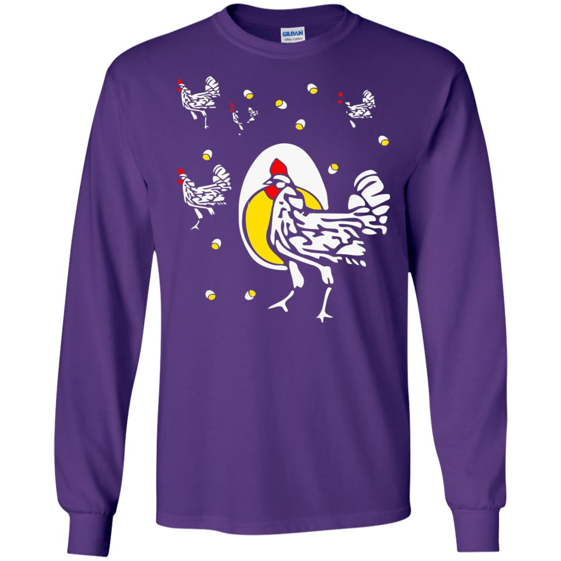 Chicken Shirt Roseanne T-shirt Purple