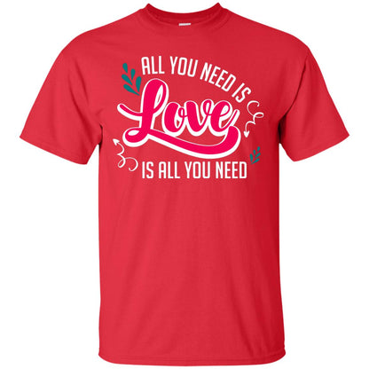 All You Need Is Love T-shirt Red