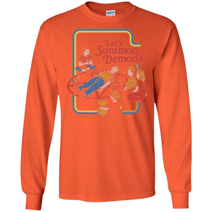Let_s Summon Demons T-shirt Orange