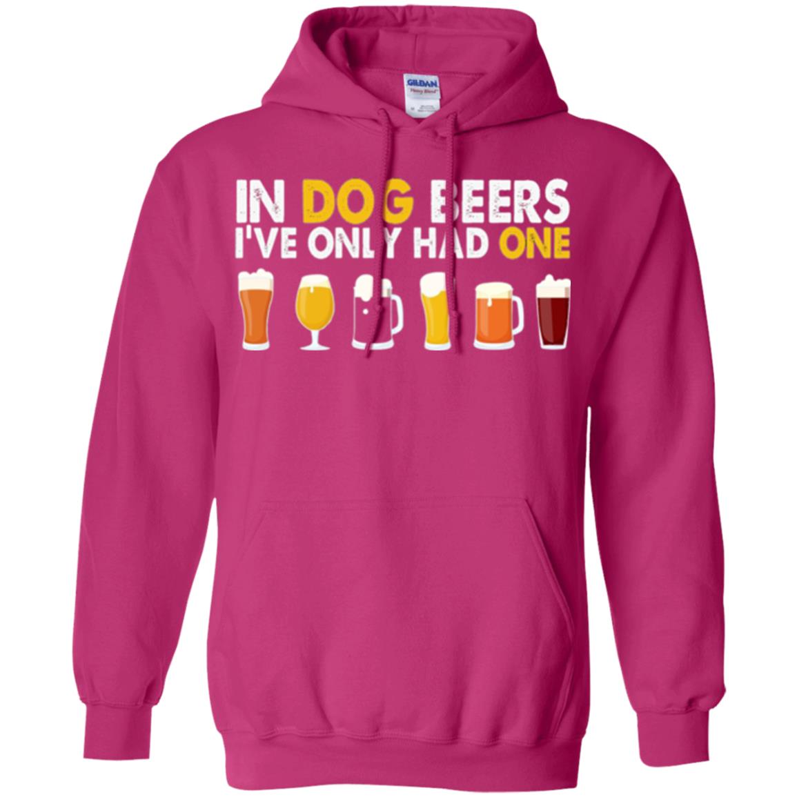 Beer T-shirt In Dog Beers I_ve Only Had One Heliconia