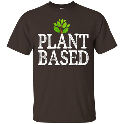 Plant Based Earth Day 2018 T-shirt Dark Chocolate