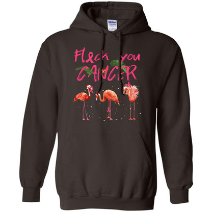 Flock You Cancer Breast Cancer Awareness Gift Shirt Dark Chocolate