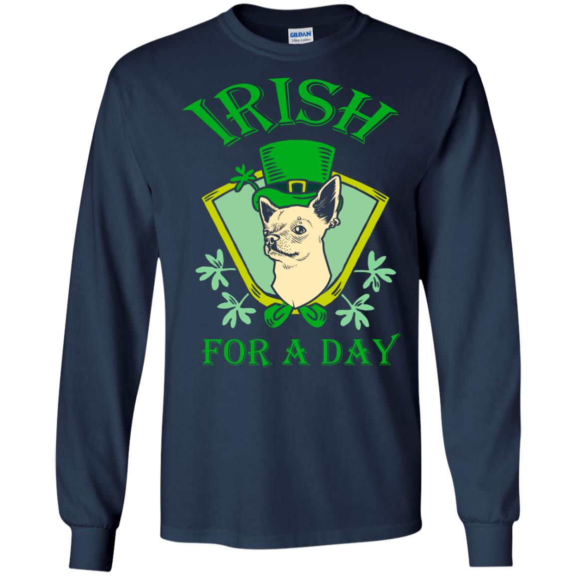 Saint Patrick's Day T-shirt Irish For A Day Navy