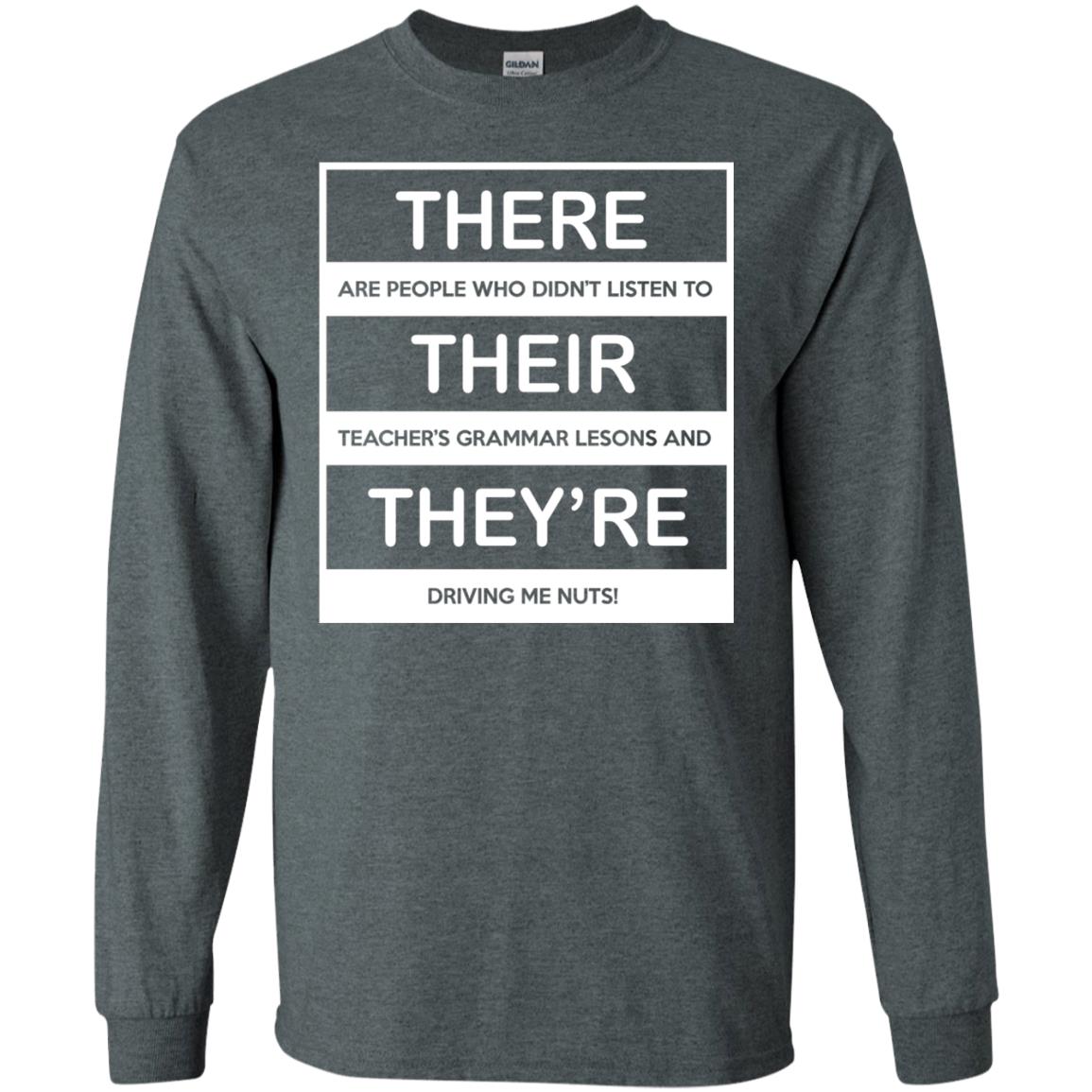 There Are People Who Don_t Listen To Their Teacher Student T-shirt Dark Heather