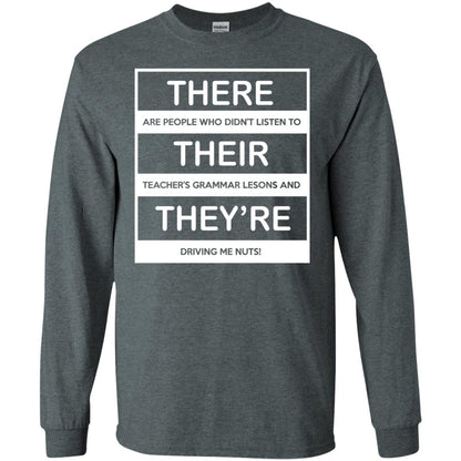 There Are People Who Don_t Listen To Their Teacher Student T-shirt Dark Heather