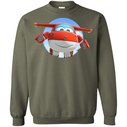 Super Wings Jett Movie Lover T-shirt Military Green