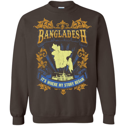 Bangladesh It_s Where My Story Began T-shirt Dark Chocolate