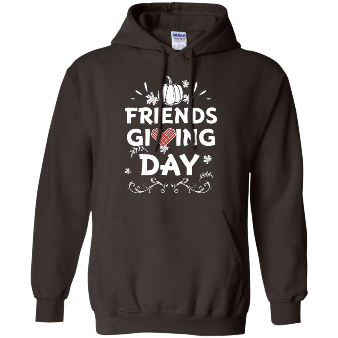 Friend Giving Day Shirt Dark Chocolate