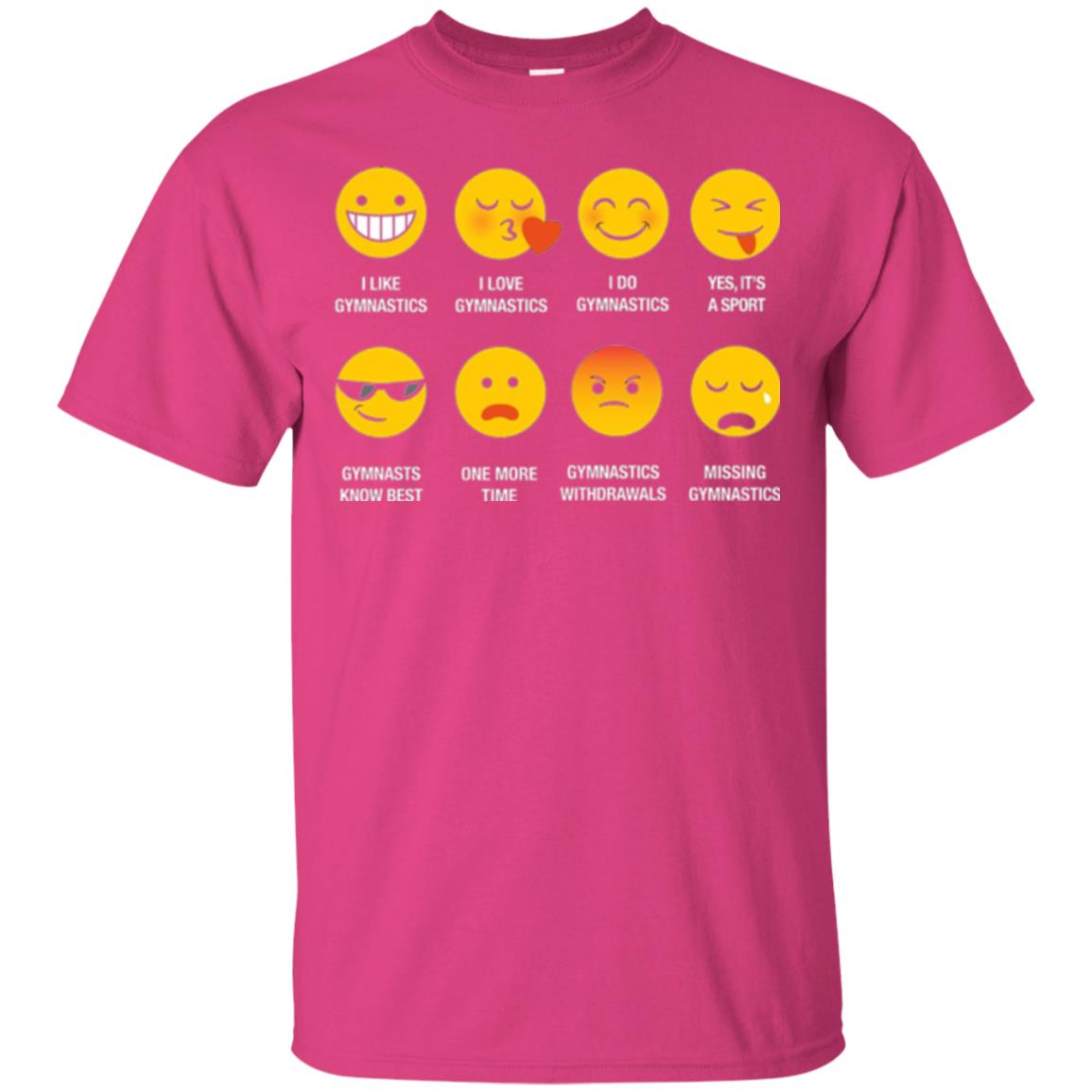 Gymnastic Lovers T-shirt Emoji Heliconia