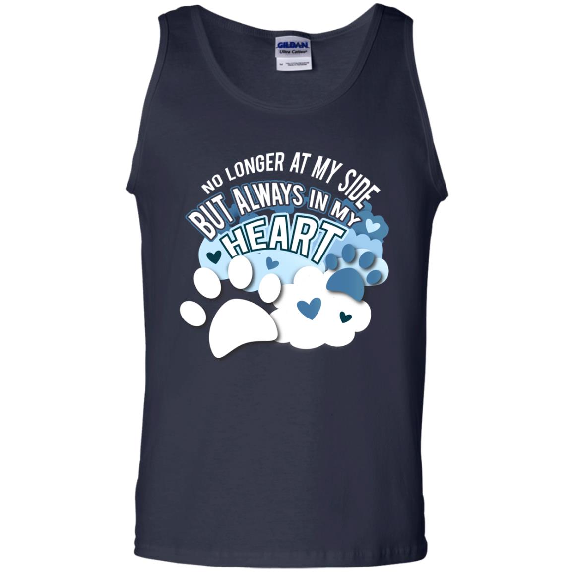 But Always In My Heart Dog In Heaven T-shirt Navy