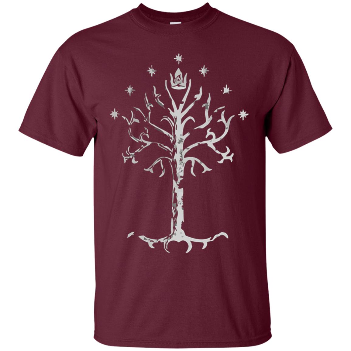 Grey Tree Gondor T-shirt Maroon