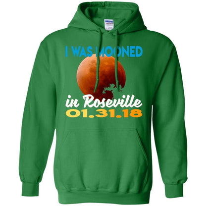 Mooned In Roseville Lunar Eclipse Matching Family T-shirt Irish Green