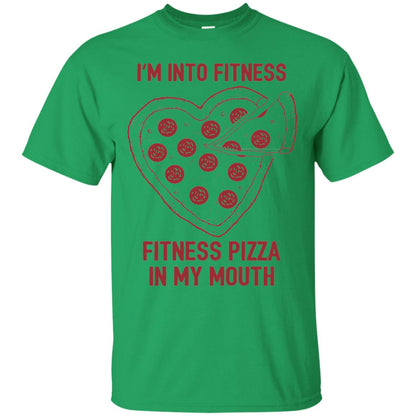 Pizza Lover T-shirt Fitness Pizza In My Mouth Irish Green