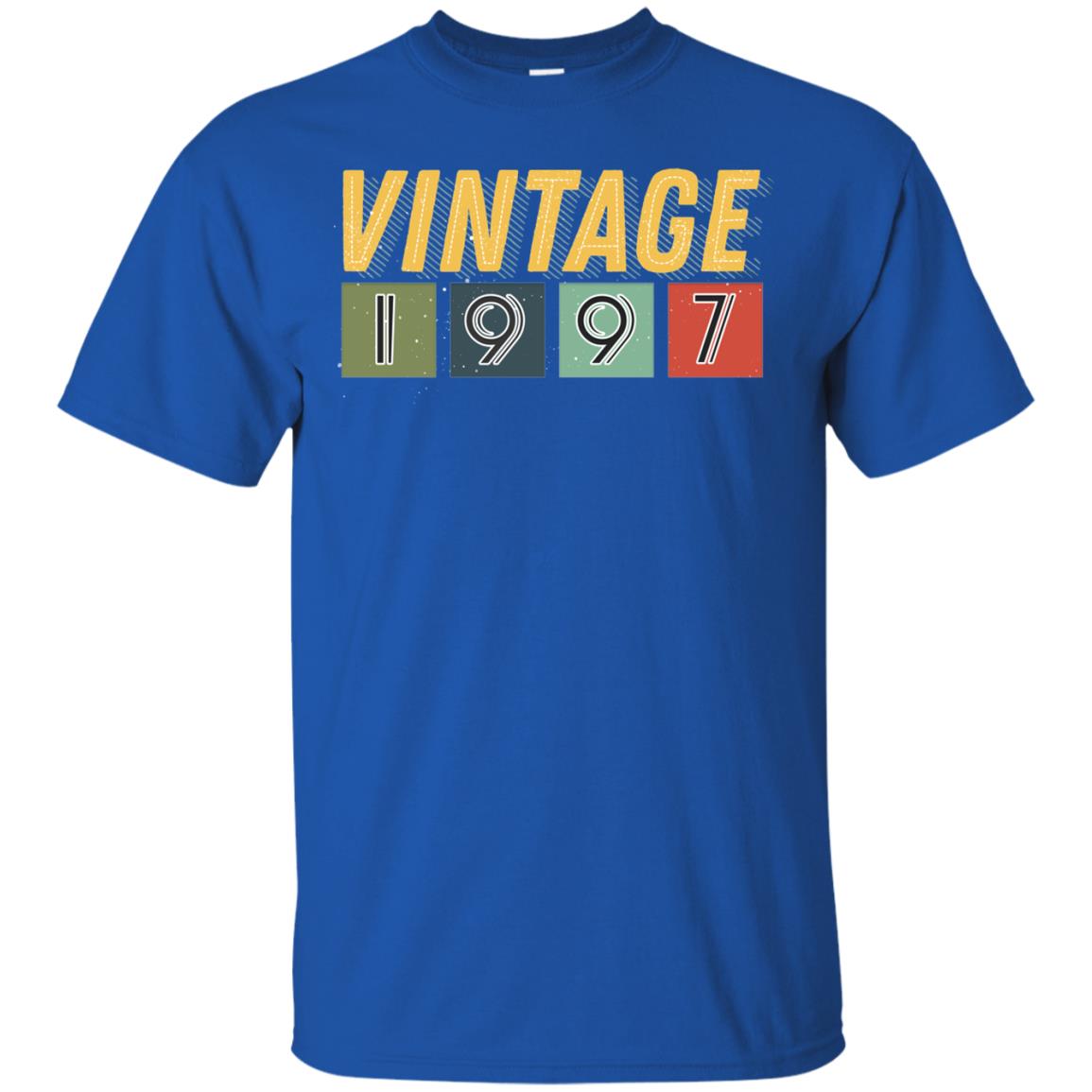 Vintage 1997 21th Birthday Gift Shirt For Mens Or Womens Royal