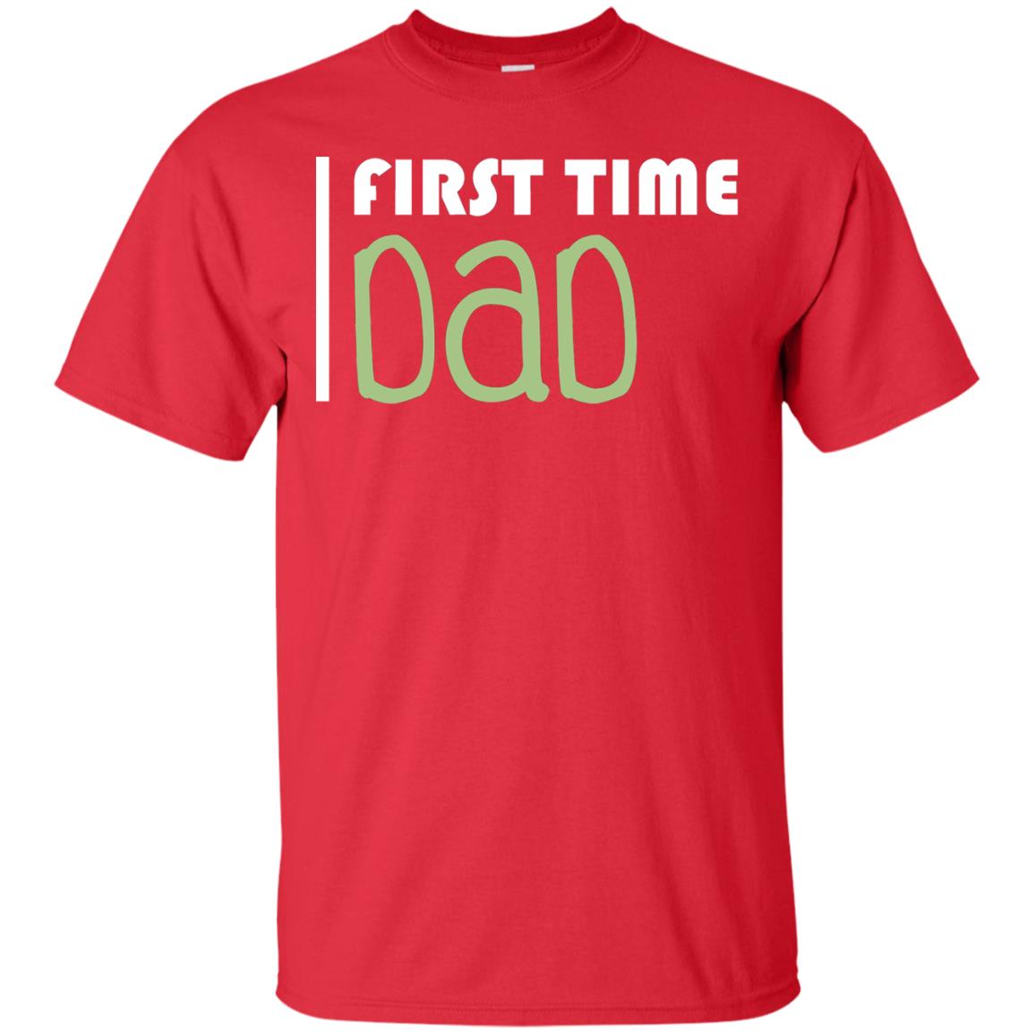 First Time Dad New Dad Shirt Red