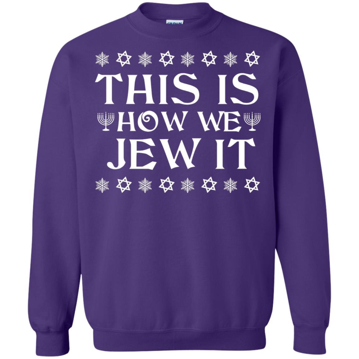 This Is How We Jew It T-Shirt Purple