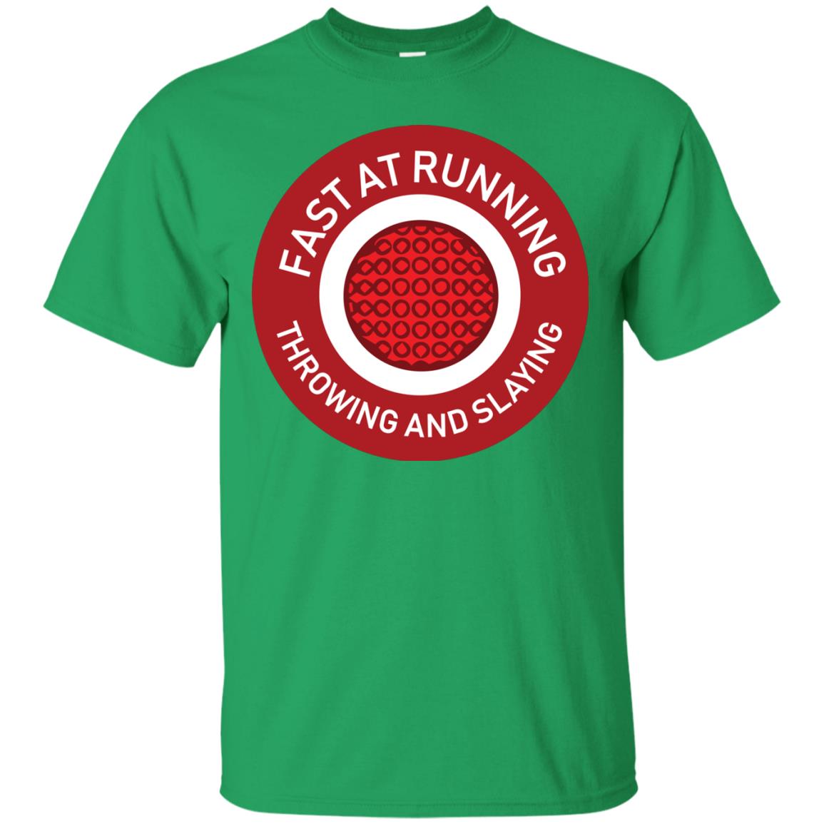 Fast At Running Throwing And Slaying Dodgeball Shirts Irish Green
