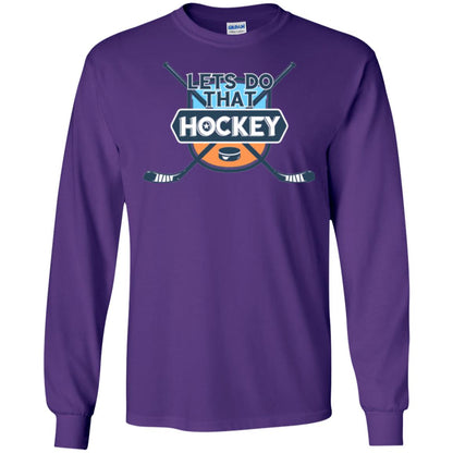 Let_s Do That Hockey T-shirt Purple